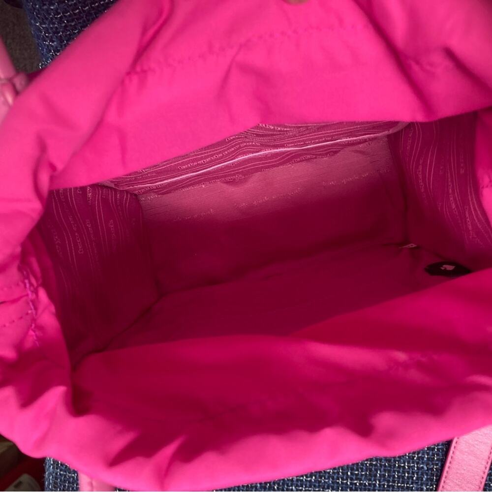 New Kate Spade Purse Boxxy Tote Vivid Snap Pink Quilted Handbag - Picture 13 of 16